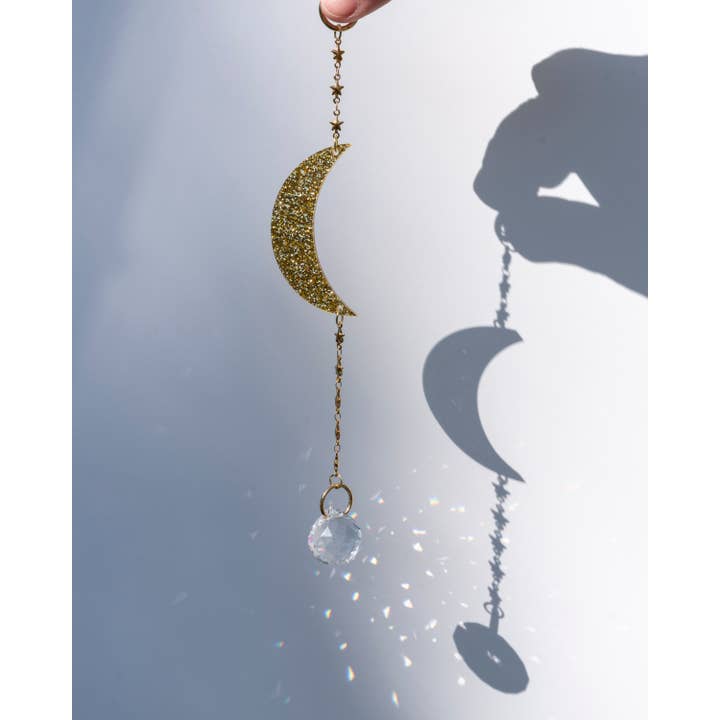 Hustle Home Décor - Wholesale Suncatcher - Acrylic Mini Moon Sun Catcher