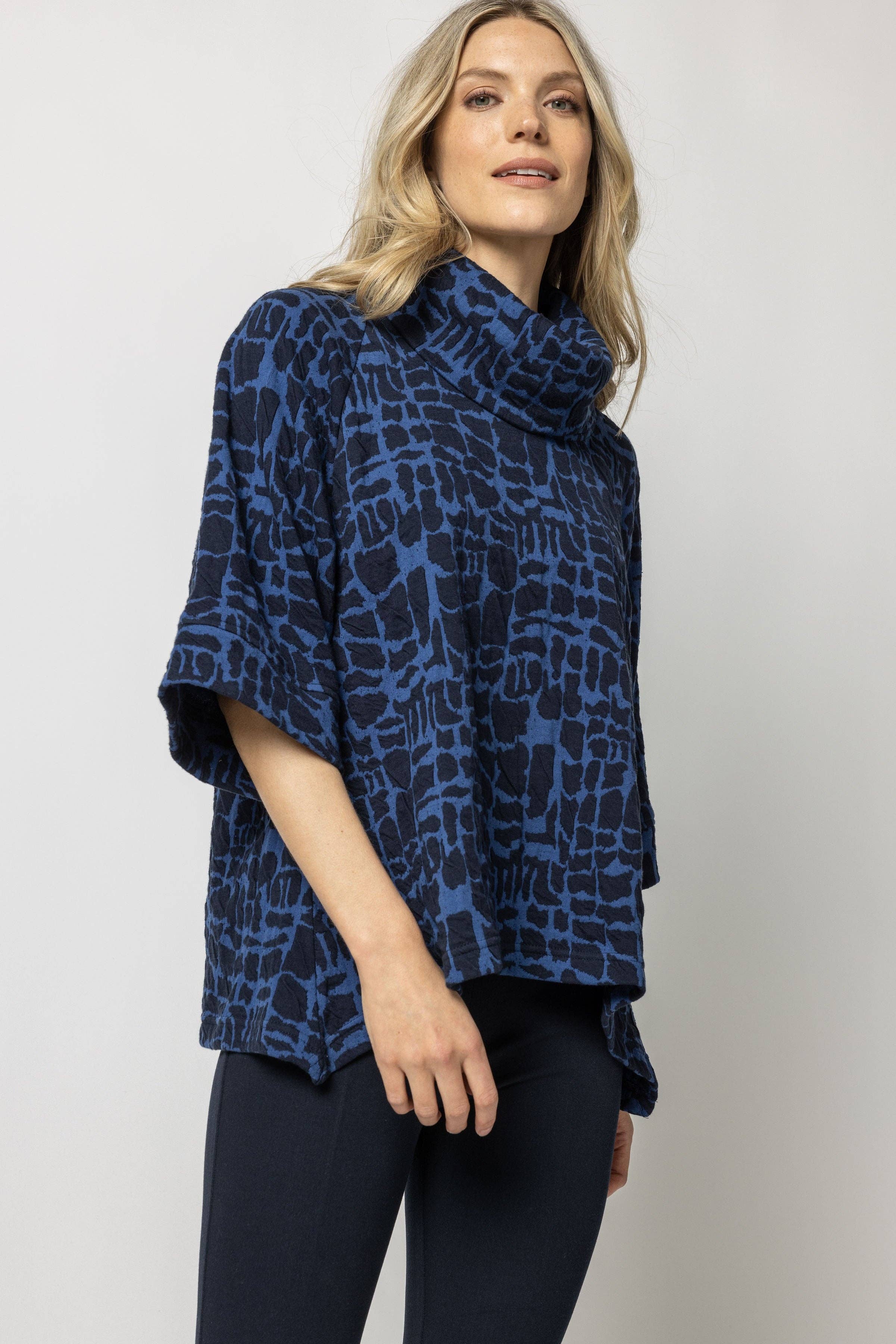 Komil - Wholesale Blouse - Women's - Metro Weave Cowl Top