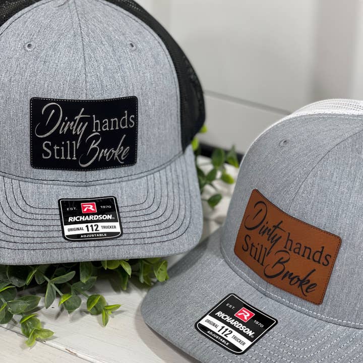 CMD Wholesale - Wholesale Trucker Hat - Unisex - Adult Dirty Hands, Still Broke Patch Snapback Hat