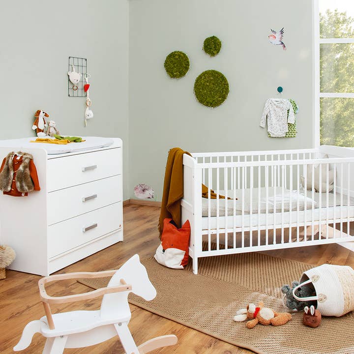 Pinolino Kinderträume GmbH – wholesale Säng - Barn och baby – Barnrumsset 'Victoria' bred, 2 delar