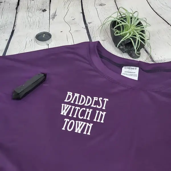 Altered Star Co. - Wholesale Screen Printed T-Shirt - Women's - Baddest Witch in Town Zen Tee3