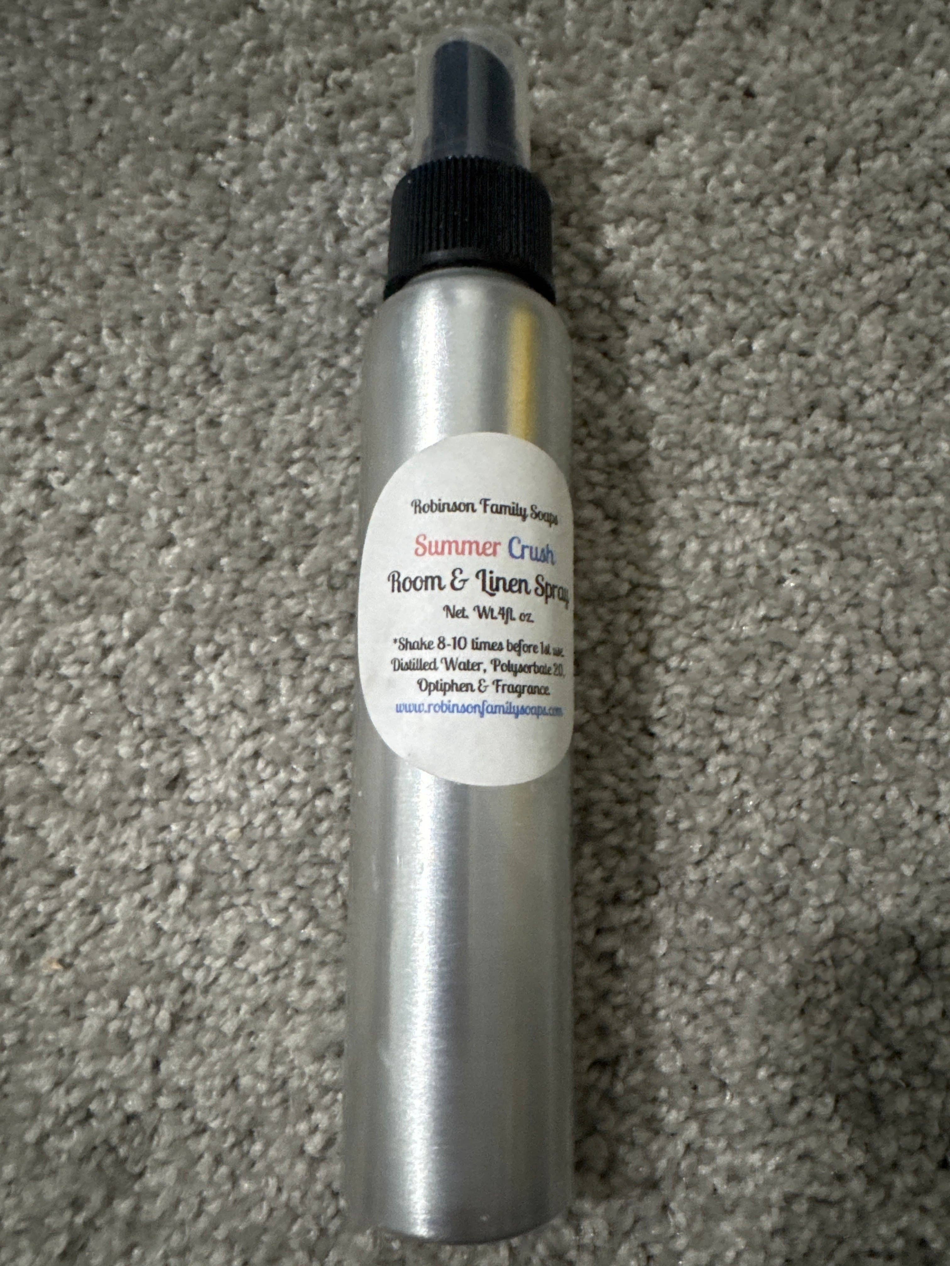 Robinson Family Soaps LLC – wholesale Room & linen spray – Fruity, Floral, & Sweet Treat Room, Linen, & Car Fresheners1