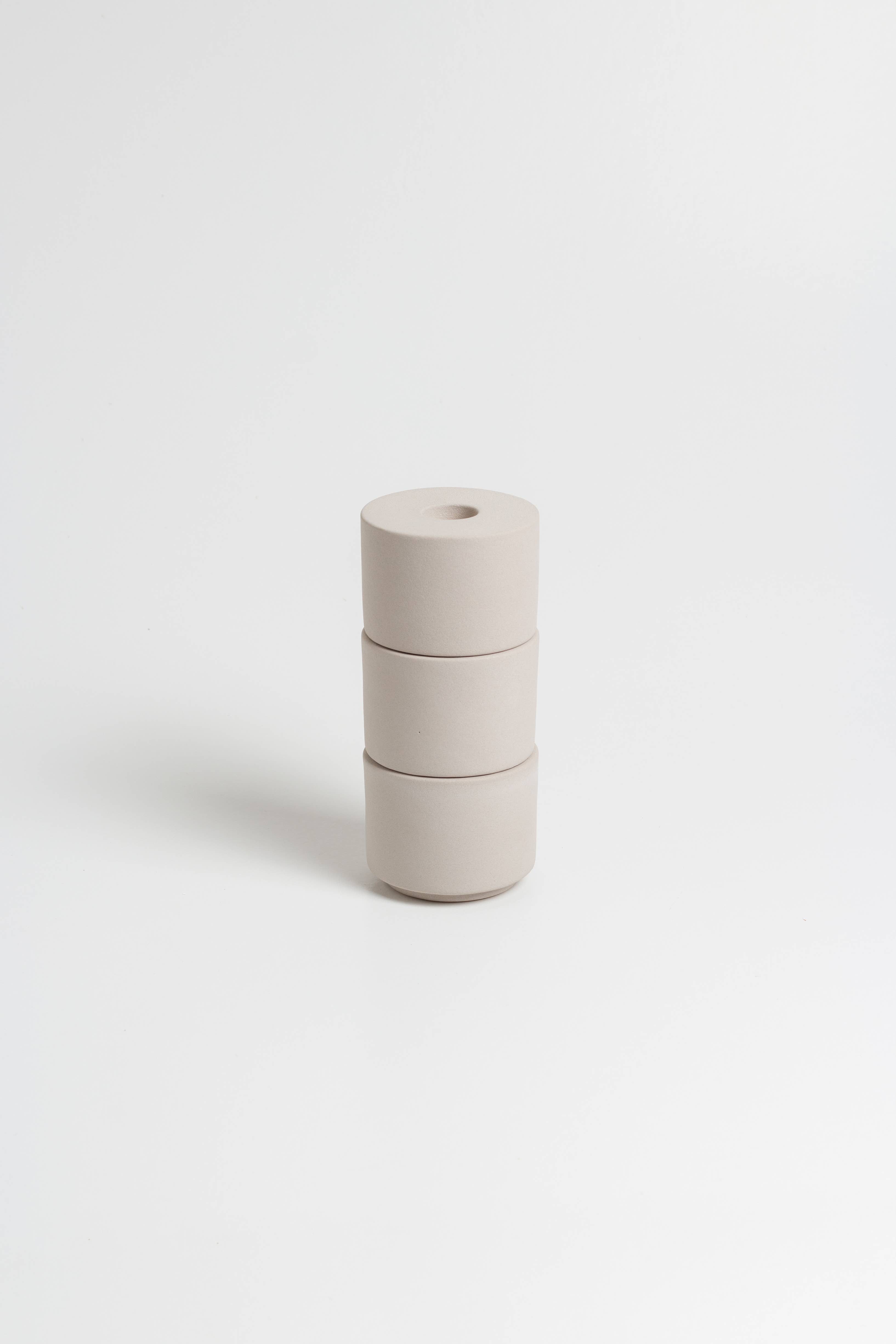 o cactuu – wholesale Candle holder – Modular candle holder Grey - Ceramic - LAST UNITS3