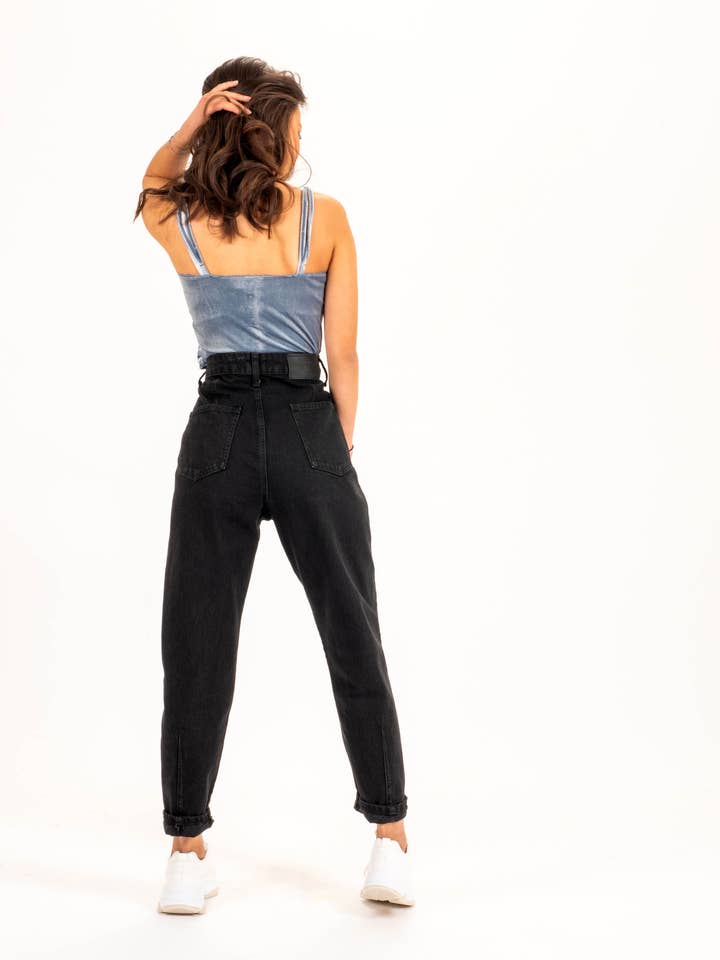 SPONTANÉ - Wholesale Jeans - Women's - MOM jeans women - High waist - 80s style revisited3