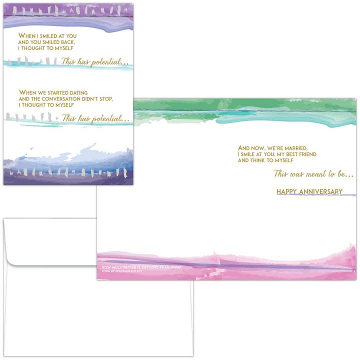 This was meant to be... | Anniversary Greeting Card for wholesale by Crown Point Graphics
