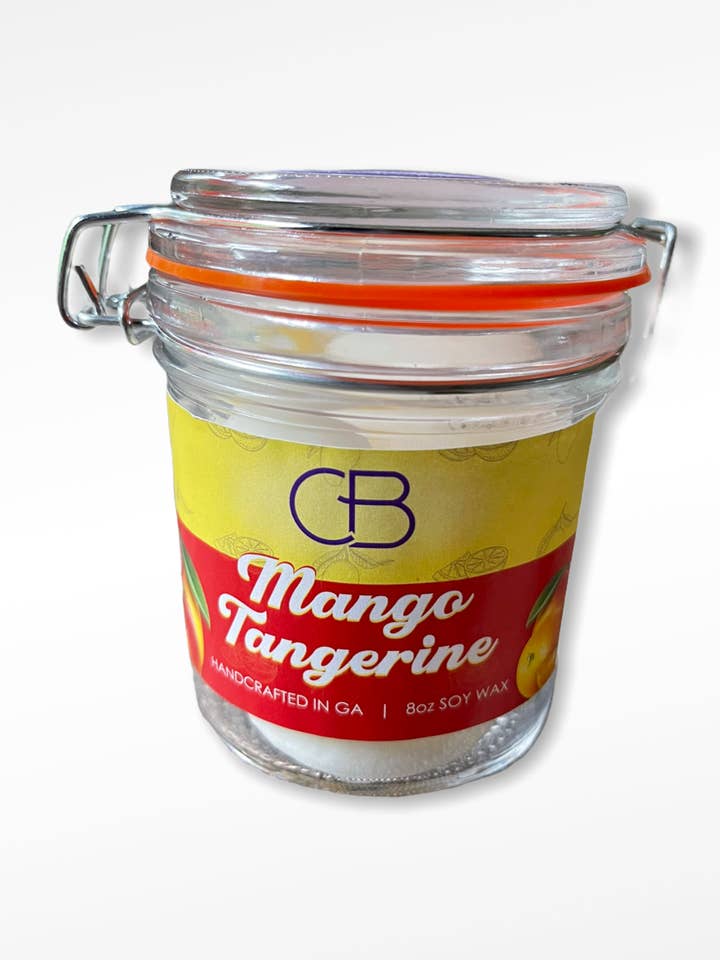 La cera di soia al mango mandarino si scioglie per la vendita all'ingrosso da parte di Coco Bella Company