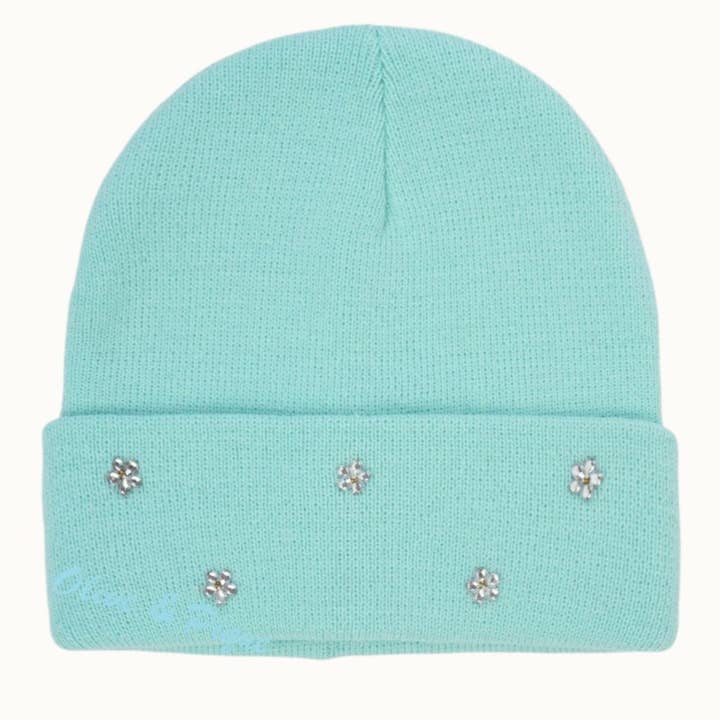 Olive & Pique - Wholesale Beanie - Women's - Ice Cream Dainty Flower Charmed Cuffed Beanie6