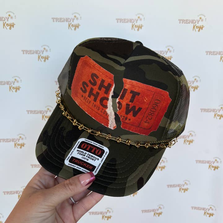 TrendyKeys - Wholesale Trucker Hat - Women's - Ticket to the Sh!t Show Trucker HatÂ