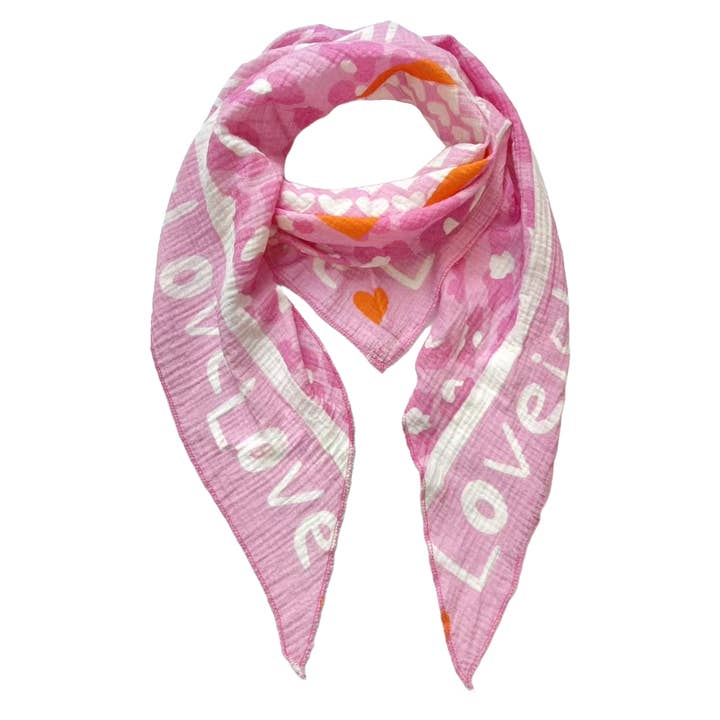 Fox by Ren GmbH - Wholesale Scarf - Women's - Triangle Scarf - Love