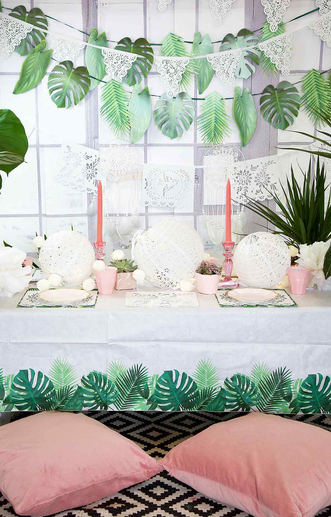 Talking Tables USA - Wholesale Bunting/Garland - Palm Leaf Garland - 2.6m | Summer Party |4