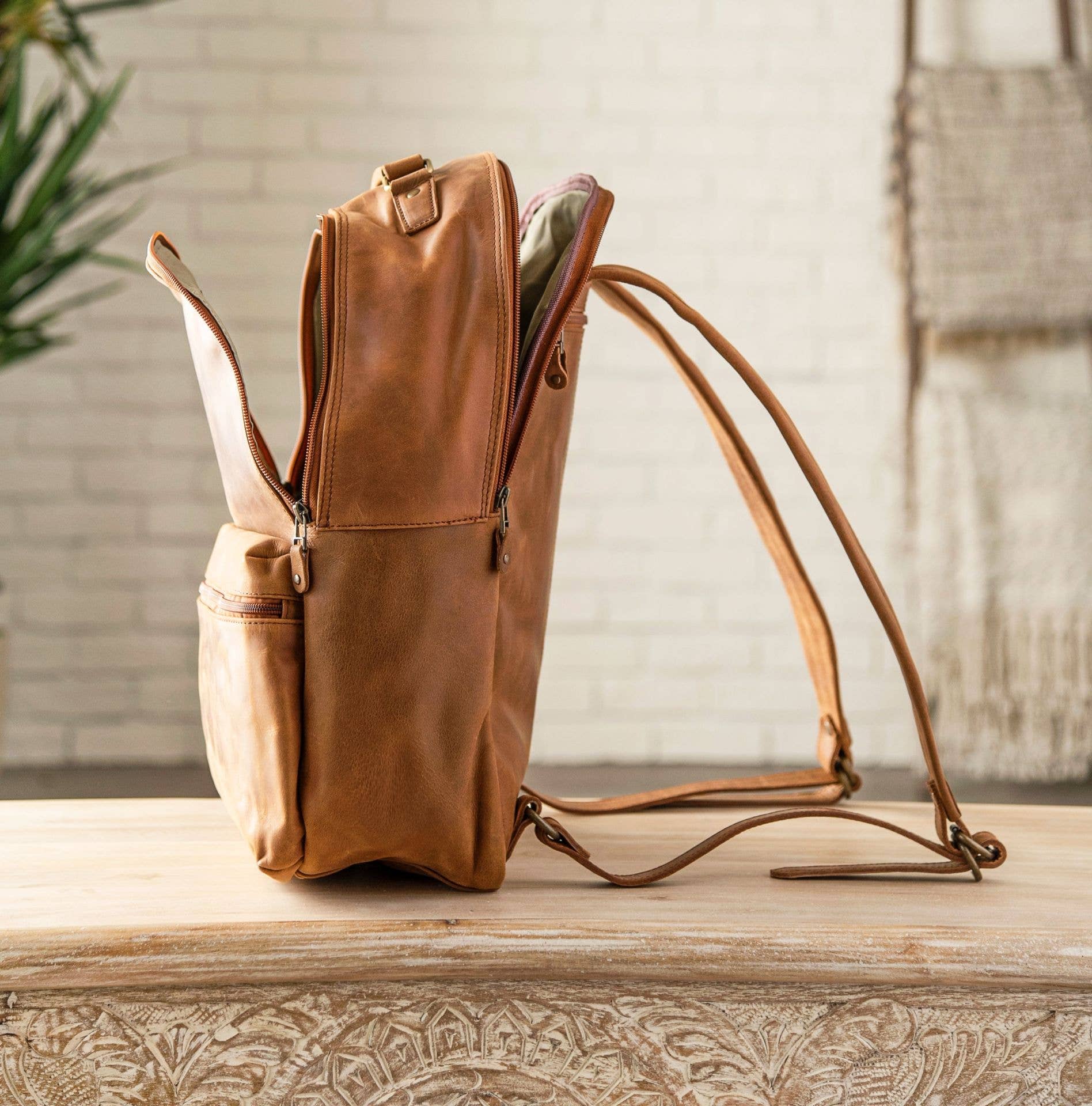 Hides - Wholesale Backpack - Unisex - Leather Backpack Rucksack7