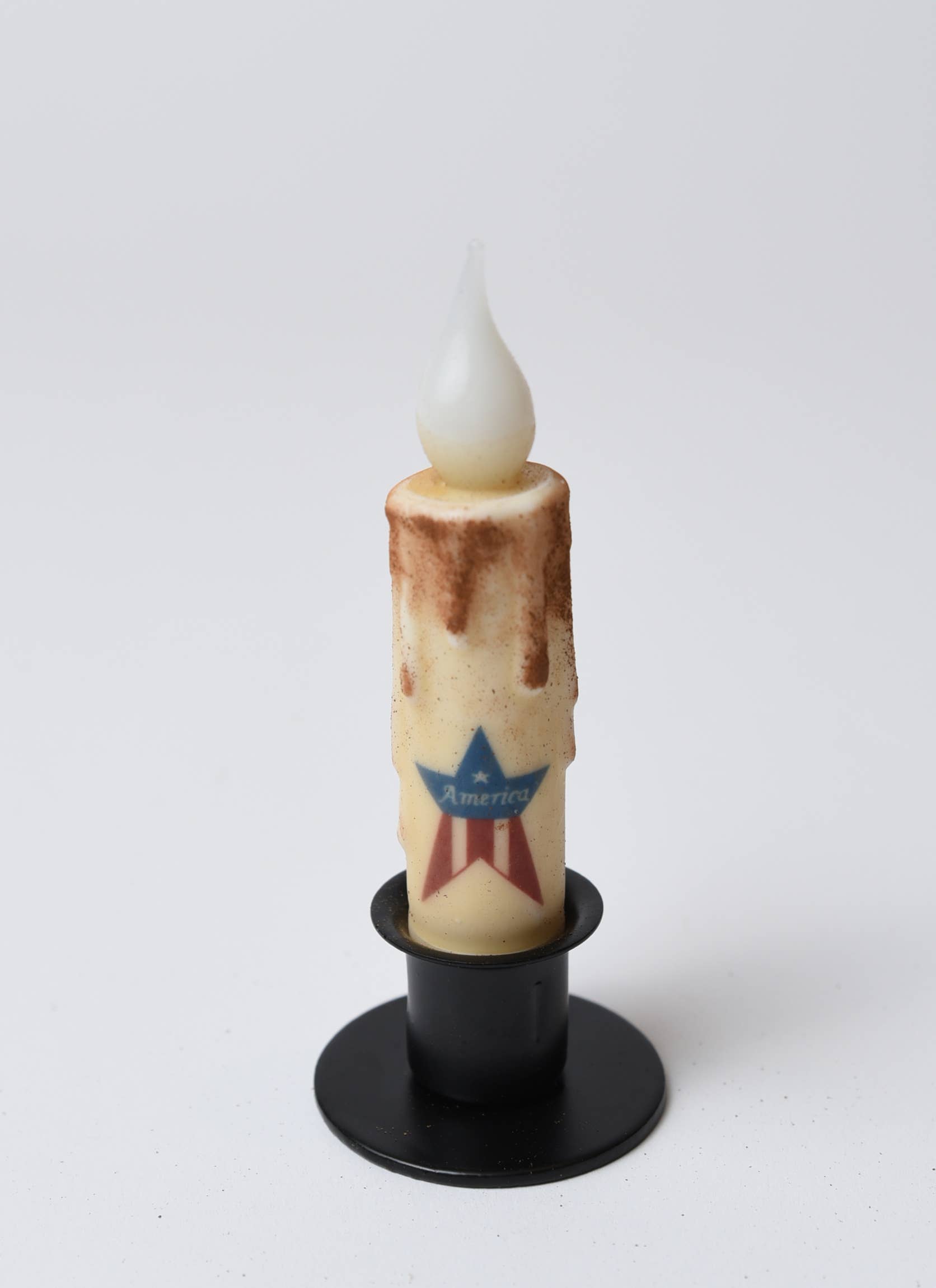 LMS Wholesale – Großhandel Flammenlose Kerze – Americana Star LED Timer Stabkerze3