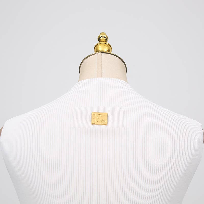 Productseeker - Wholesale Knit Top - Women's - TP46Y High-neck sleeveless vest with keyhole accent9