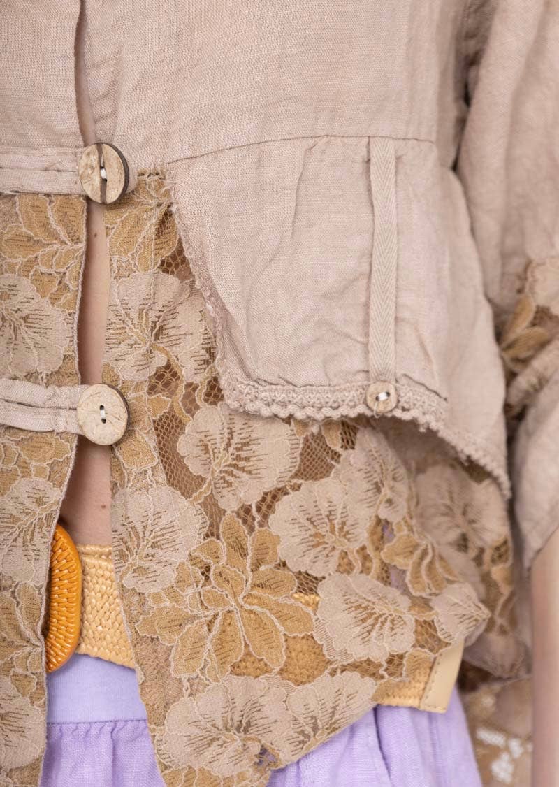 LINEN & COTTON HOUSE - Wholesale Jacket - Women's - VEST IN LINEN 9207 SPRING SUMMER23