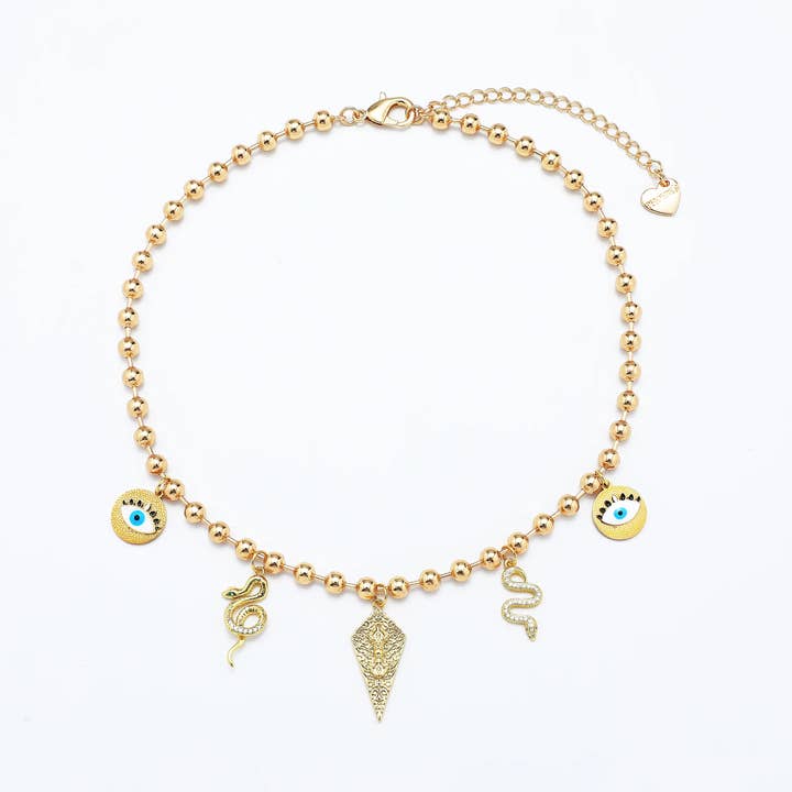 PHOEBE´S – wholesale Hänge-/berlockhalsband – Onda ögon smycken för skydd och lycka till3