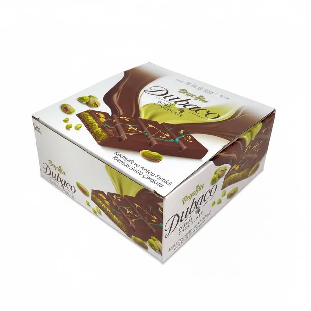 Aladdin - Venta al por mayor Chocolate - Barra de Chocolate de Dubái 200g Beyoglu Kadayif Leche Halal a Granel7