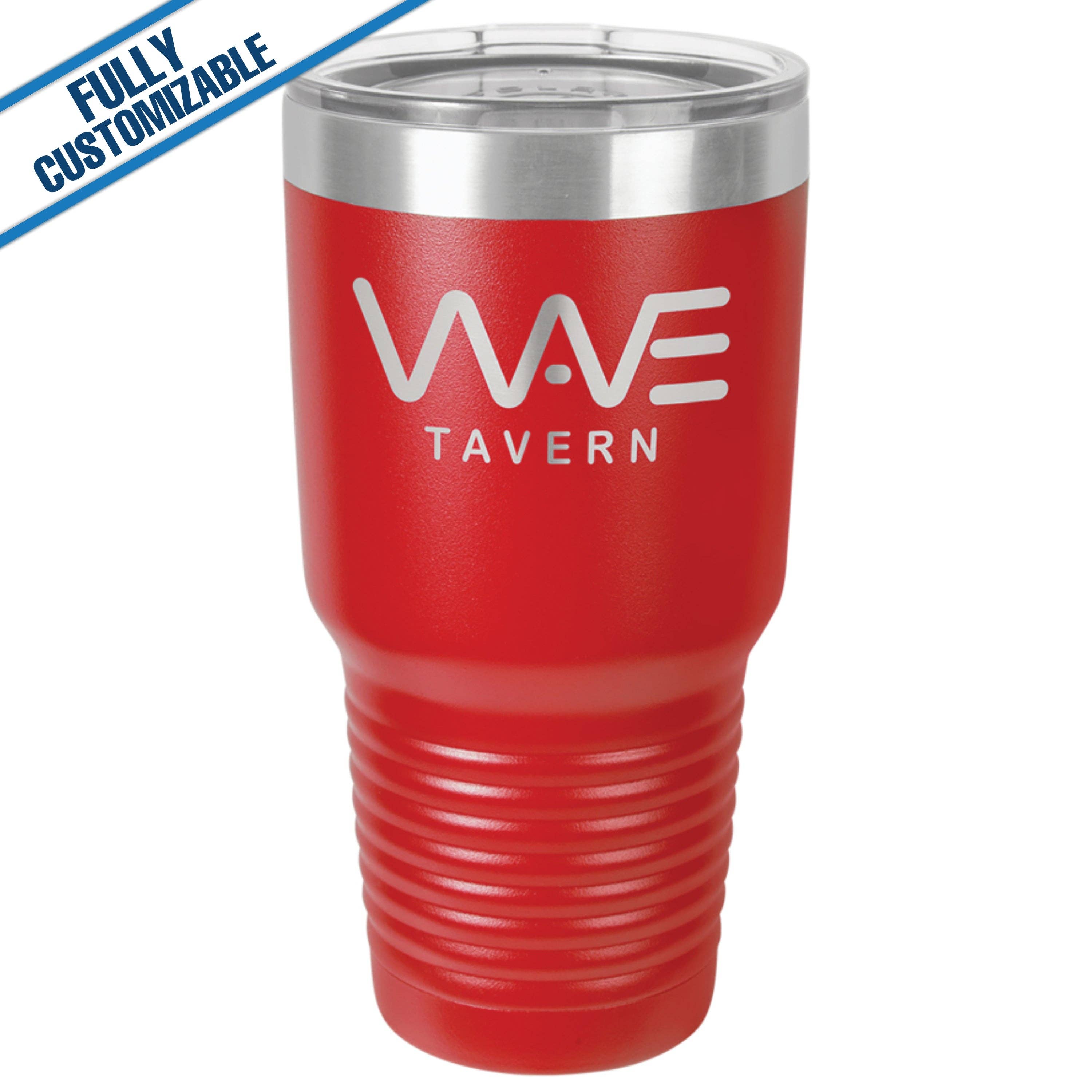 GiftWorksPlus - Wholesale Insulated Mug/Tumbler - 30oz. Engraved Tumbler with Flip Lid - Fully Customizable2