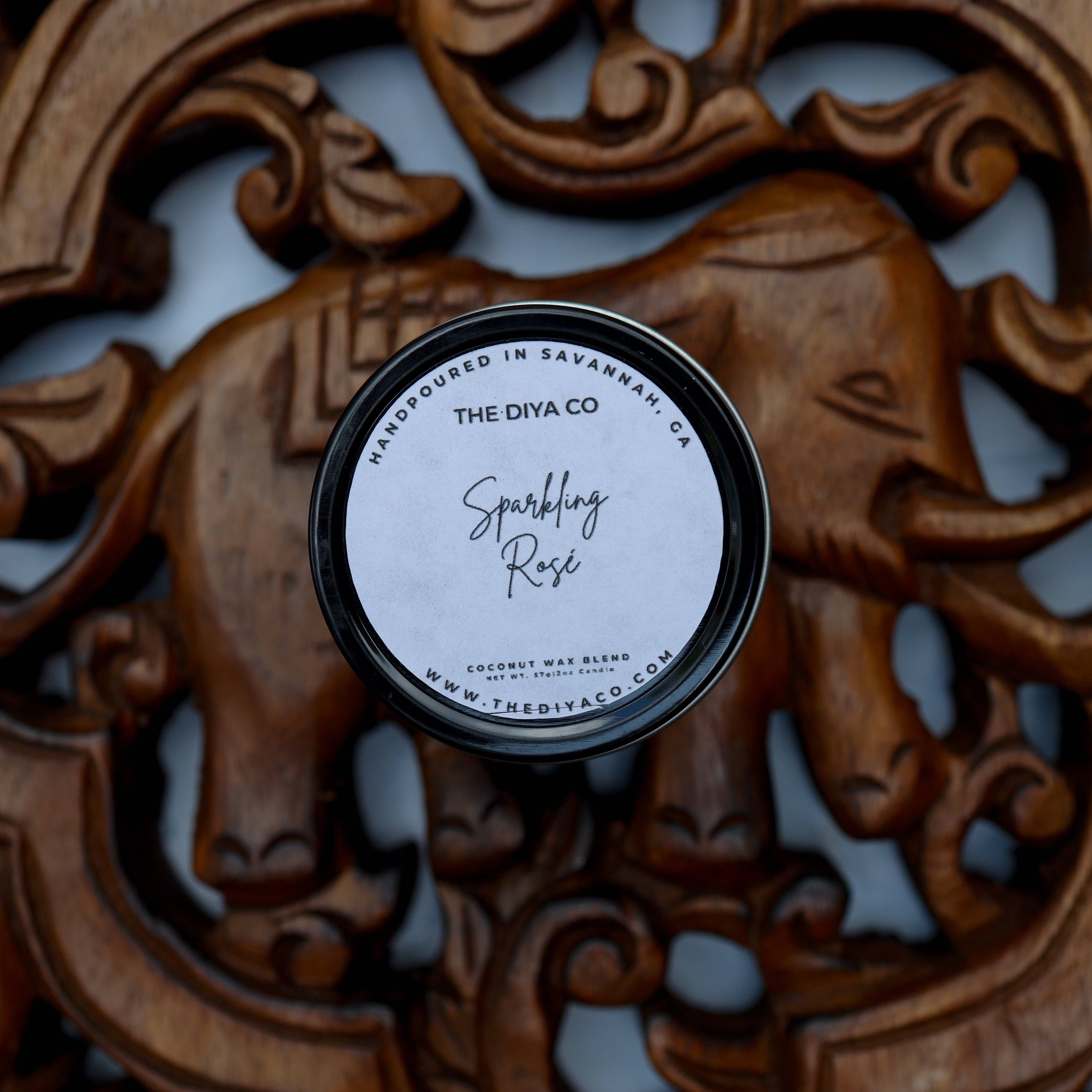 The Diya Co - Wholesale Travel Candles - Mini Tin 2oz Candle |Best Selling Scents |Coconut Soy Wax8