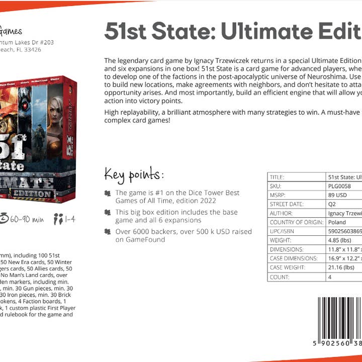 QMDirect - Wholesale Card Game - 51st State: Ultimate Edition78