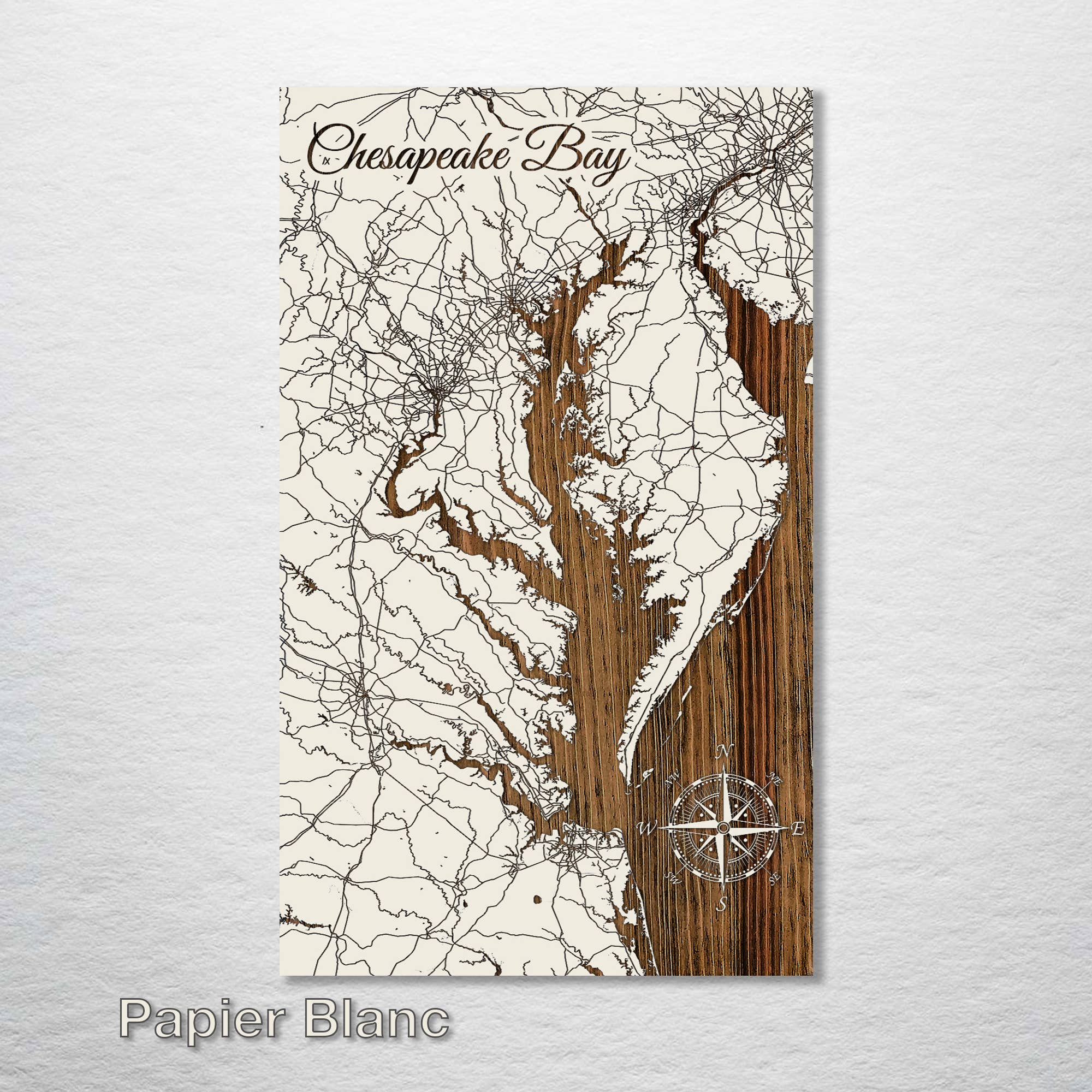 Fire & Pine - Wholesale Map - Maryland: Chesapeake Bay Map0