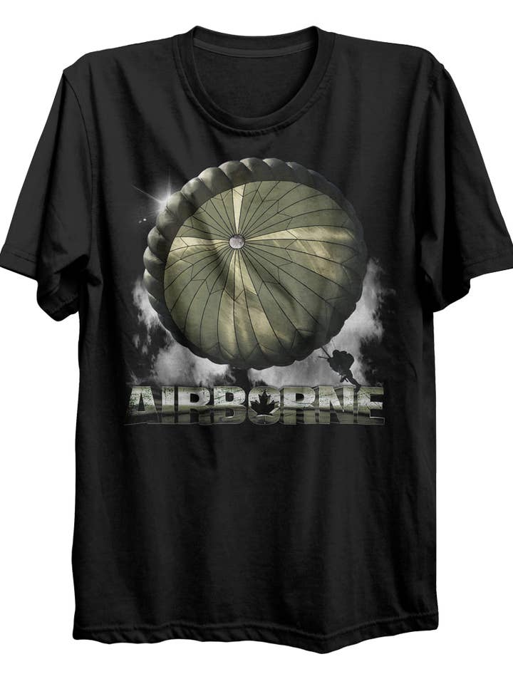 Airborne T-Shirt for wholesale by Canada for Victory