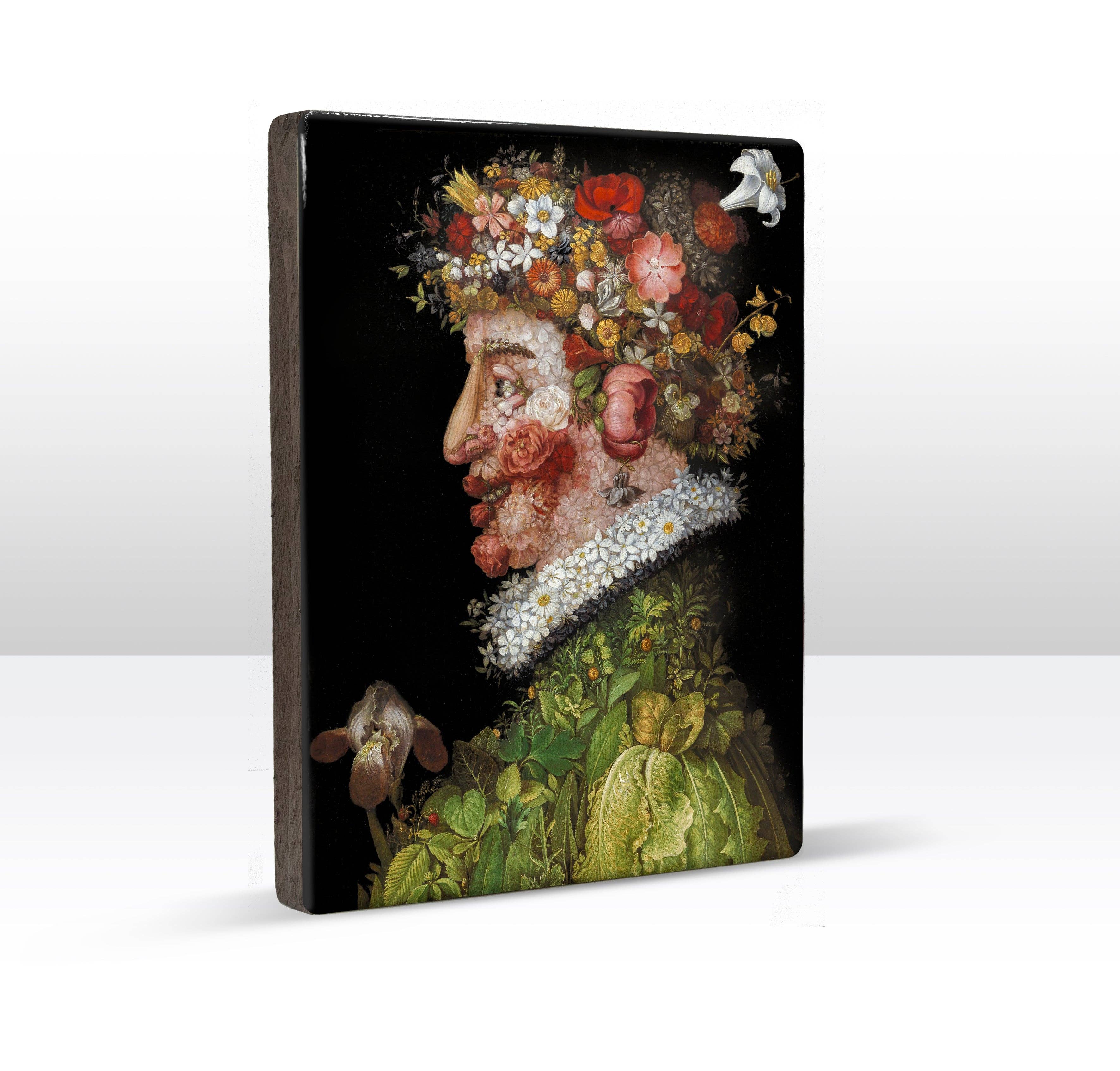 Laqueprint - Wholesale Art Print - Laque print - Spring - Giuseppe Arcimboldo - 19.5 x 26 cm - LP1873