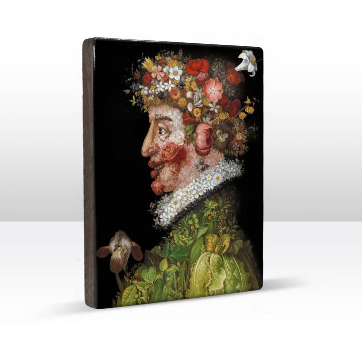 Laqueprint - Wholesale Art Print - Laque print - Spring - Giuseppe Arcimboldo - 19.5 x 26 cm - LP1873