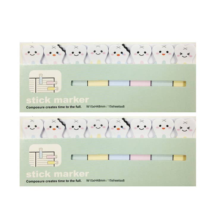 Wrapables.com - Wholesale Bookmark - Wrapables Bookmark Flag Tab Sticky Markers (Set of 2)13