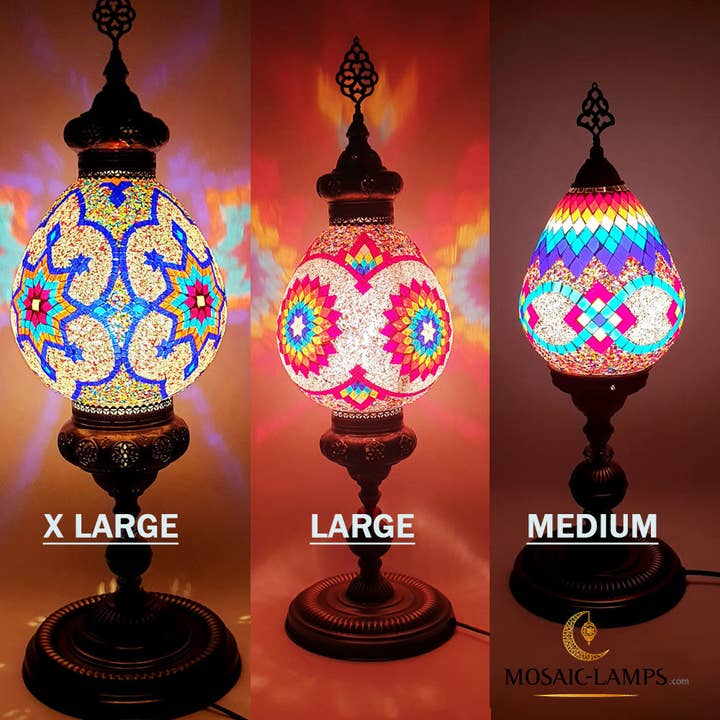 Table Lamp Egg Style, Bedside, Corner Handmade Lights, Turki for wholesale by Mosaic Lamps