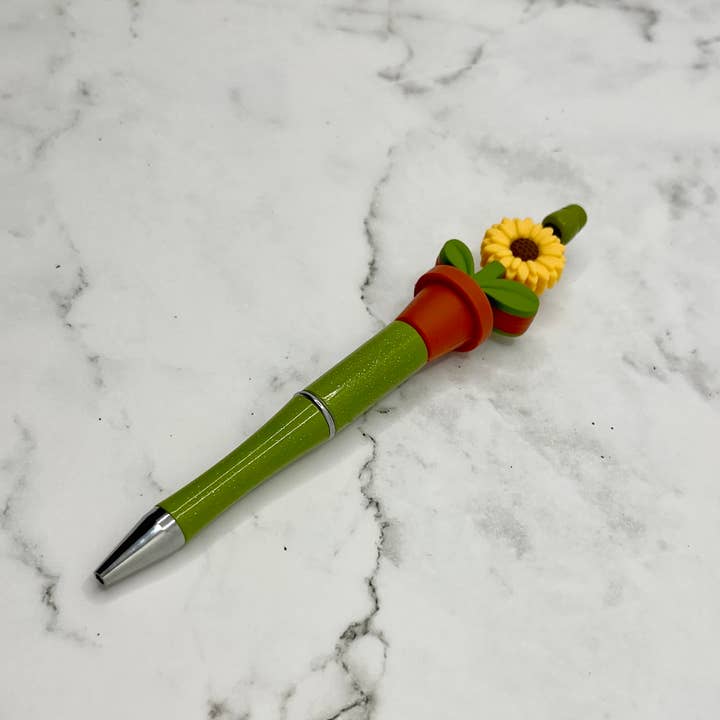 ArtisXan - Wholesale Pen - Potted Sunflower Fidget Pen2