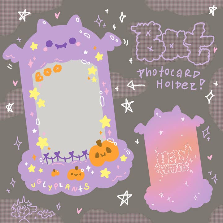 Ugly Plants - Wholesale Card Holder - Unisex - Bat PVC Photocard Holder2