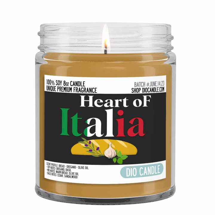 Italy Candle for wholesale by Dio Candle Company