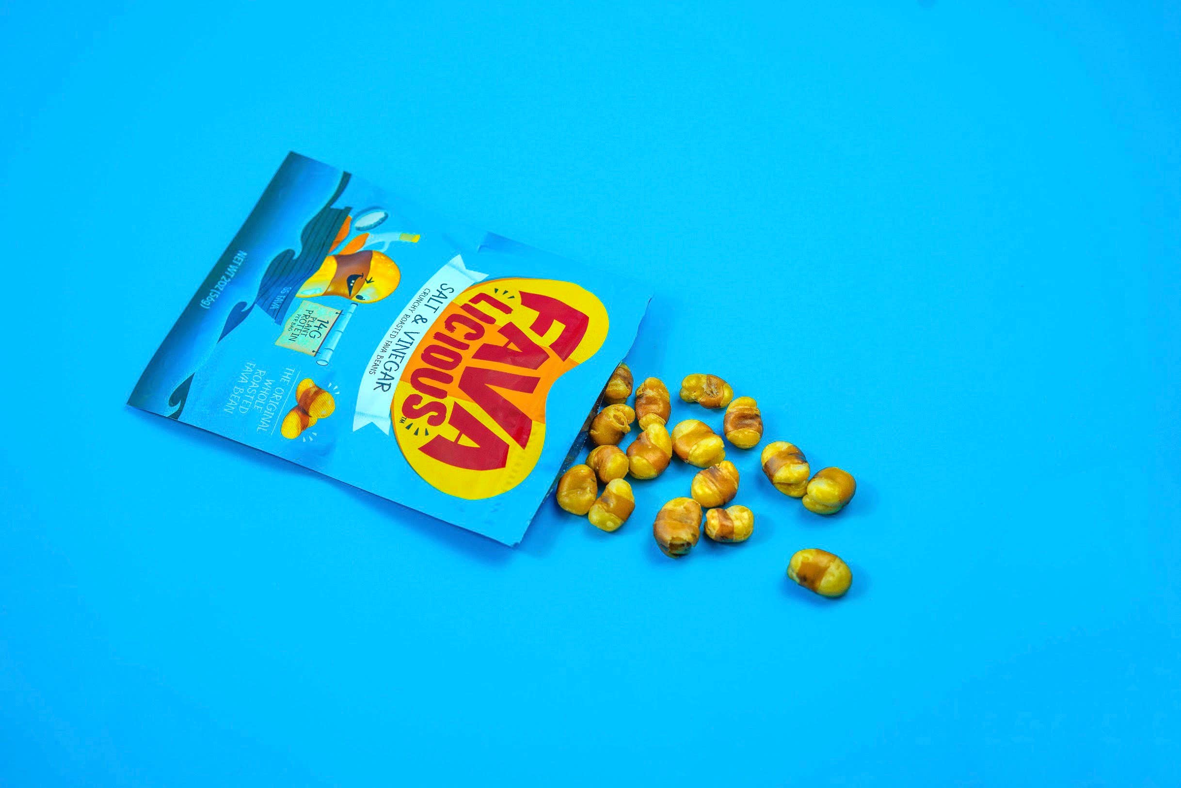 Favalicious® - Wholesale Chips - Favalicious Salt and Vinegar - Pack of 36 x 2oz bags5