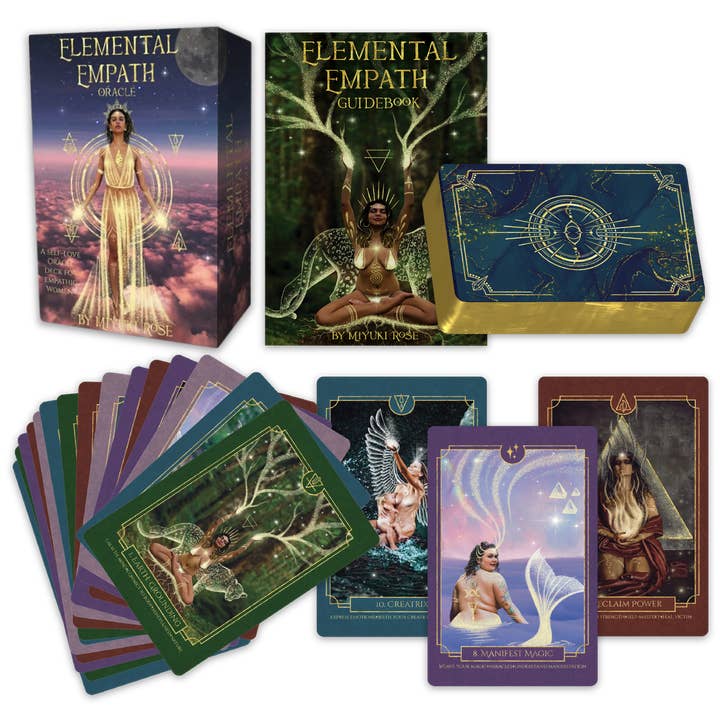 Earth Moon Magick - Wholesale Tarot Cards - Elemental Empath Oracle Deck & Guidebook7