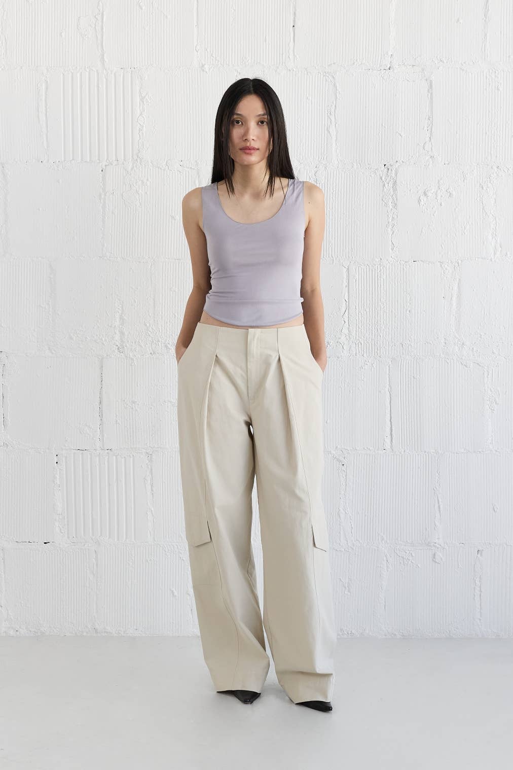 MOD REF - Wholesale Pants - Women's - The Hansen Pants | Wide Leg Utility Pants7
