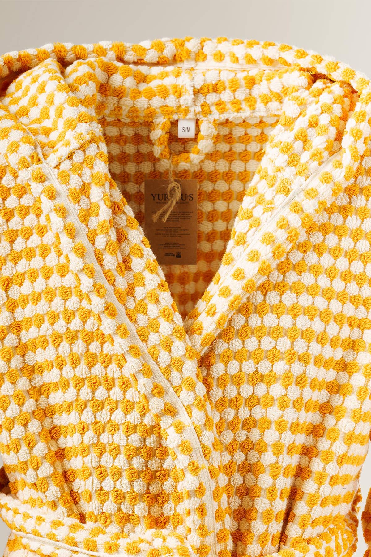 YURTLUS - Wholesale Robe - Women's - Unique 100% Cotton Pockets Bathrobe, Bubble Handwoven Robe14