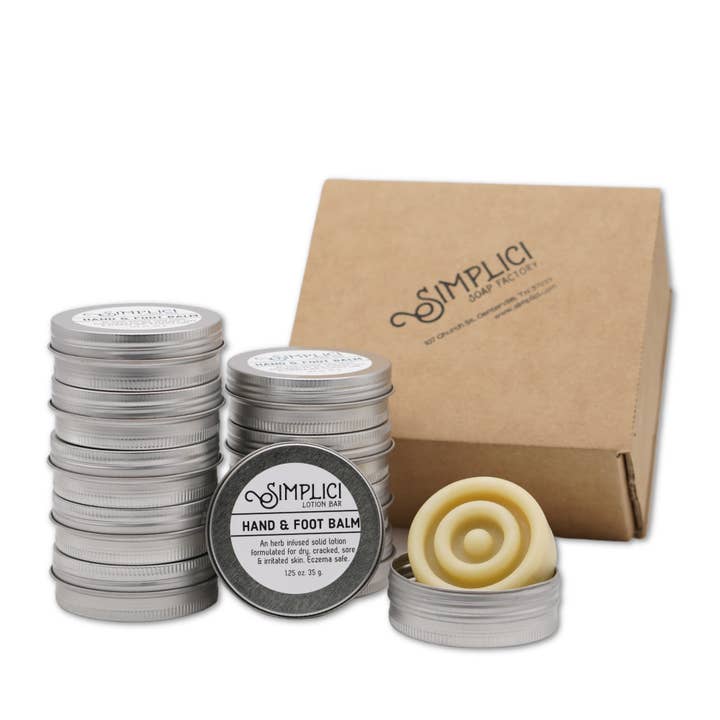 Simplici LOTION BAR, Hand & Foot Balm, Lotion Bar. Beta Balm for wholesale by Simplici Soap Factory