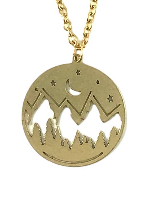 Brass Mountain Necklace for wholesale by Dreamspirit