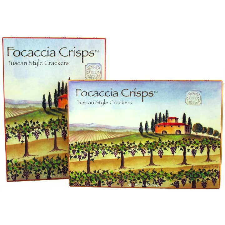 Focaccia Crisps 6 oz for wholesale by Gift Basket Supplies
