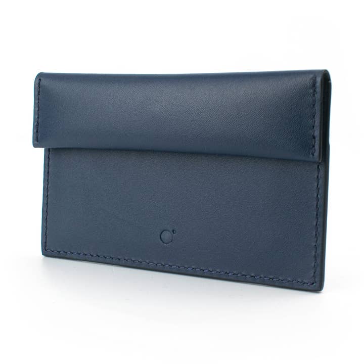 Navy Blue Compact Pouch for wholesale by godi.