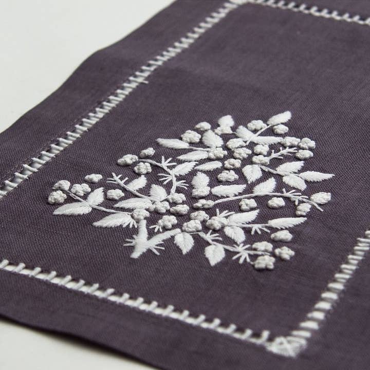 Henry Handwork - Wholesale Dinner & Cloth Napkin - Jardin Linen Oblong Cocktail Napkin