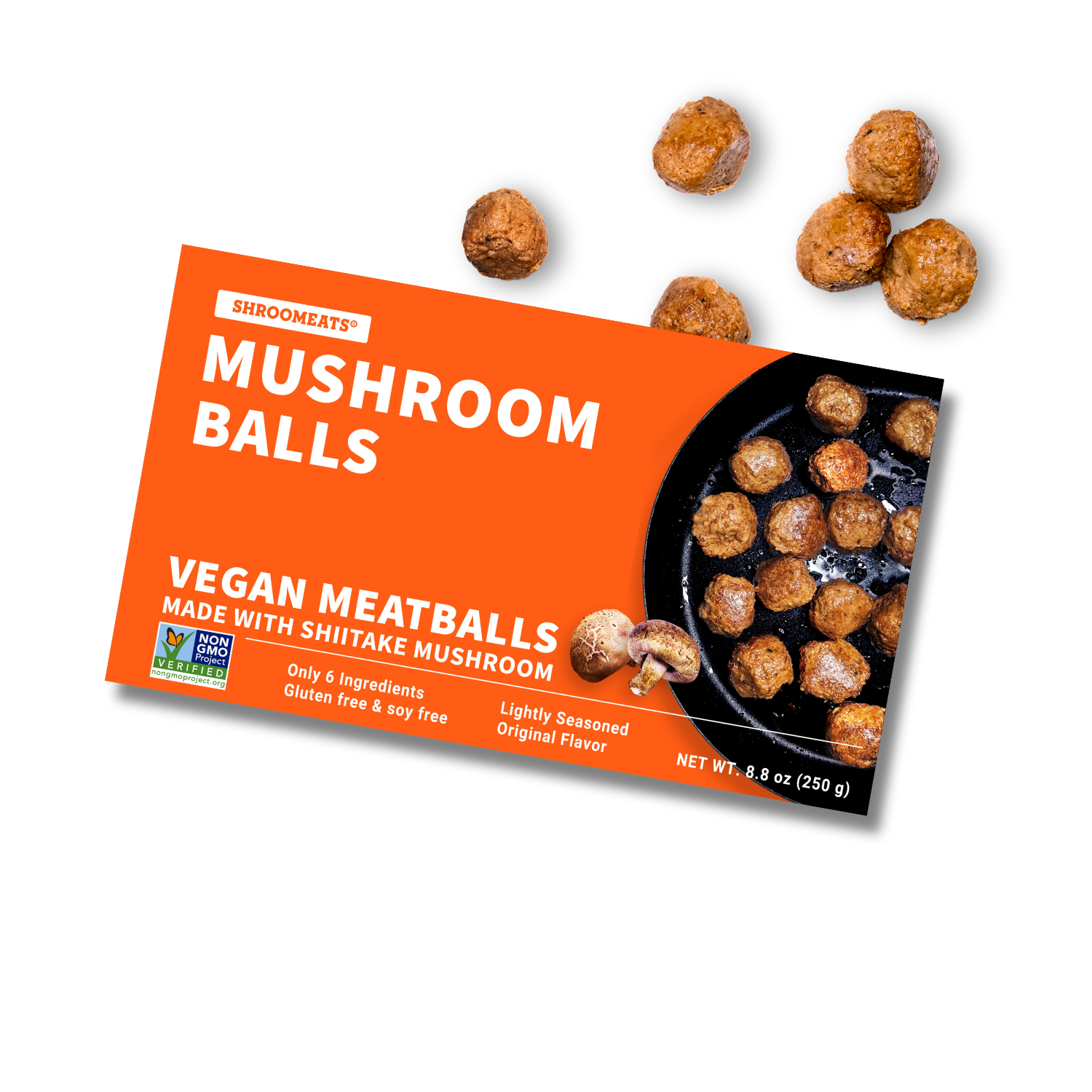 Shroomeats® - Wholesale Shelf Stable Prepared Meal - Shroomeats® Mushroom Balls : Vegan Meatballs1