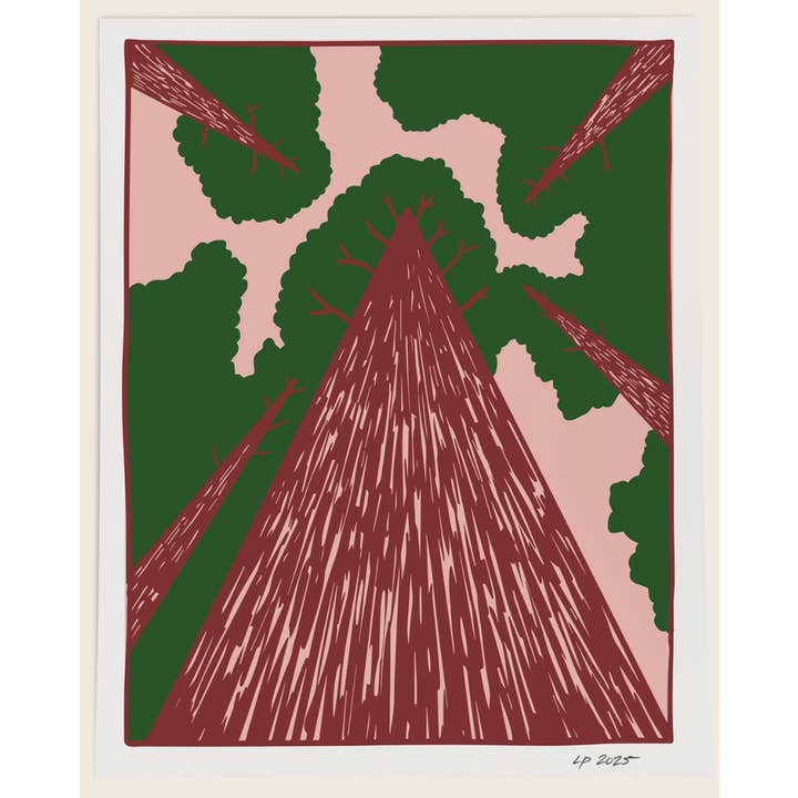 Lonely Palm Ranch - Wholesale Art Print - Art Print Redwoods