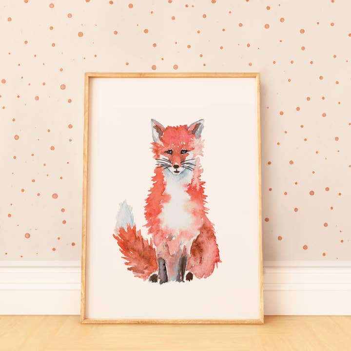 Poster Volpe per la vendita all'ingrosso da parte di atelier pio