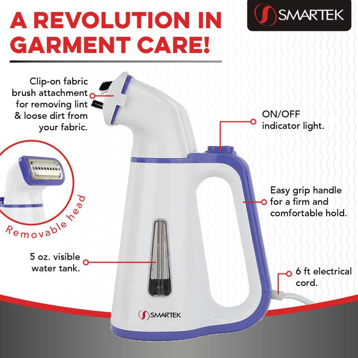 Smartek USA Inc. - Wholesale Steamer - Smartek Handheld Steamer White