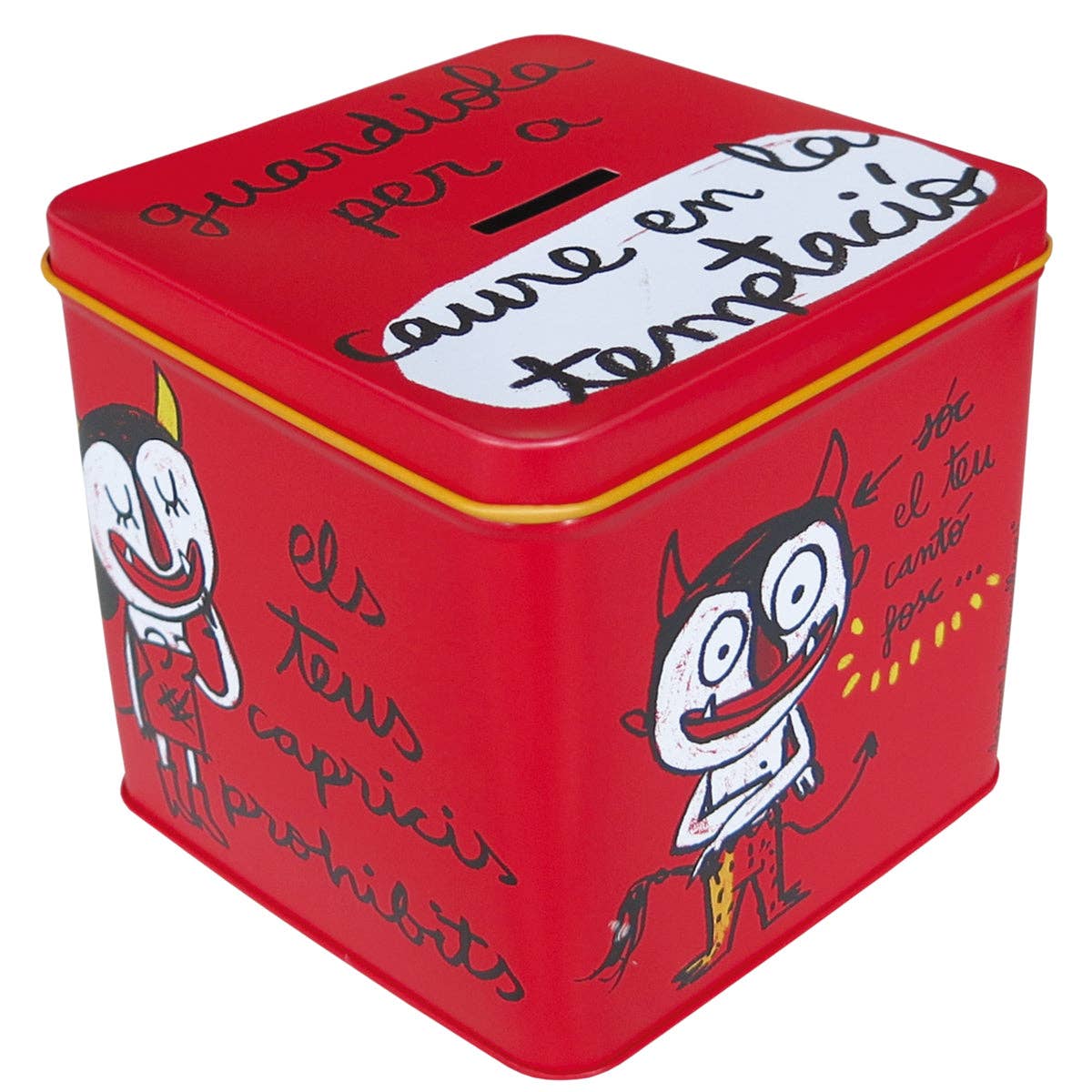 Laroom - Wholesale Money/Piggy Bank - Kids & Baby - Metal coin box “Fall in the temptation”0