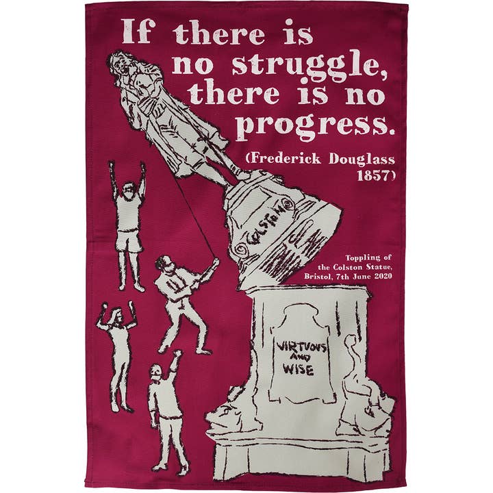 Edward Colston Statue Tea Towel for wholesale by Radical Tea Towel