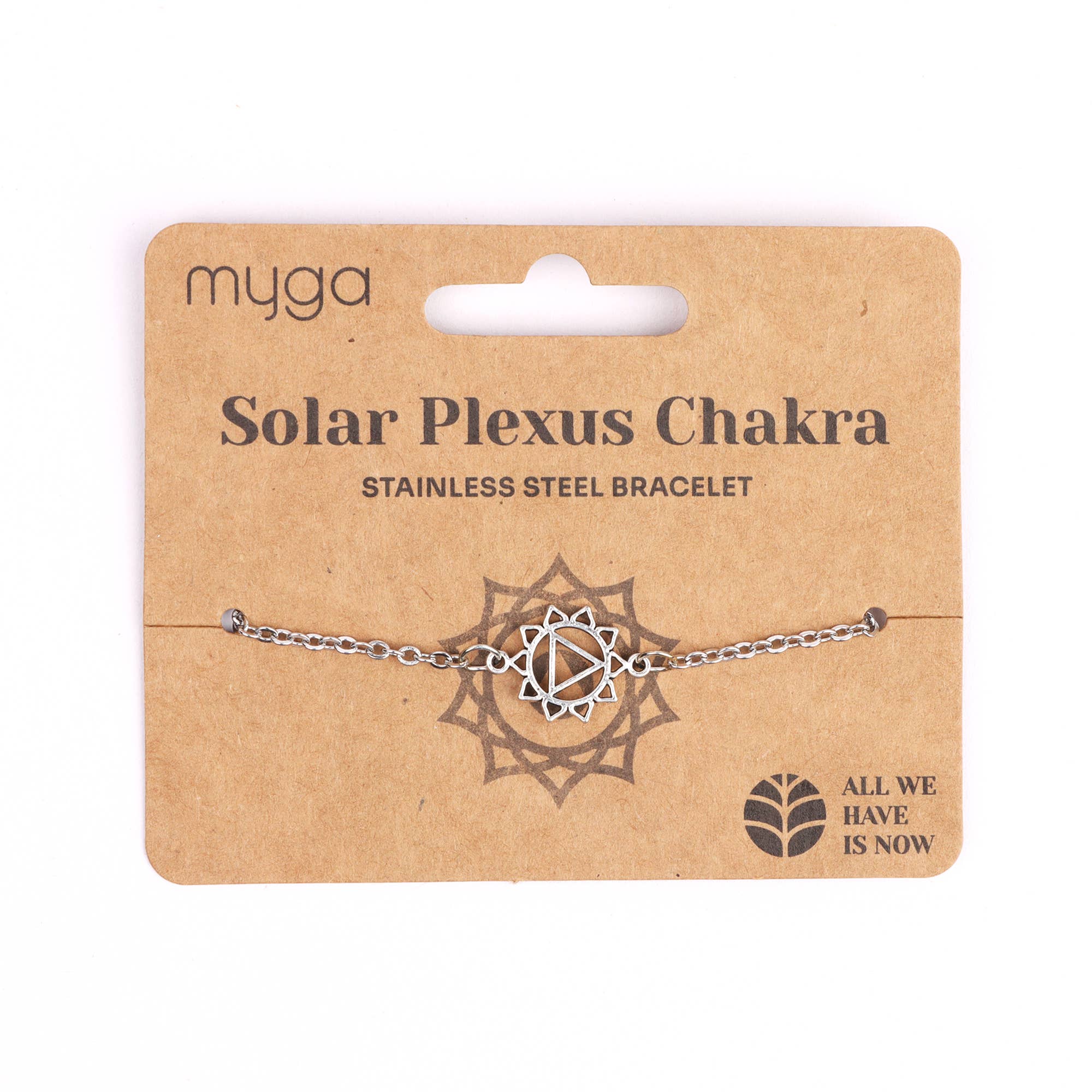 Myga – wholesale Berlockarmband – Seven Chakra-armband med justerbar kedja och chakra-berlock5