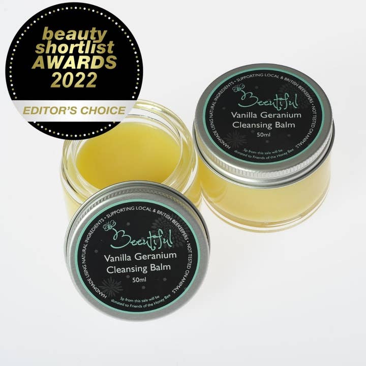 Vanilla & Geranium Cleansing Balm 50ml for wholesale by Beeutiful