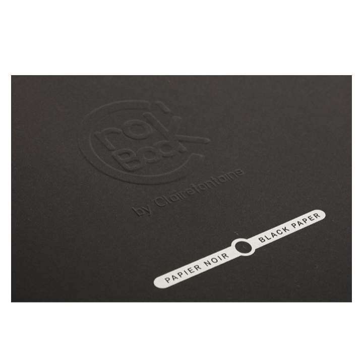 Exaclair - Wholesale Sketchbook/Sketchpad - Crokbook Noir -Black Sketchbook - 2 Sizes2